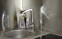 Crédence et Lave mains Inox