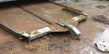 Racleur droit lourd corde apparente