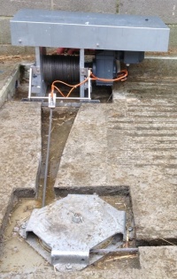 Treuil sol avec Poulie Horizontale